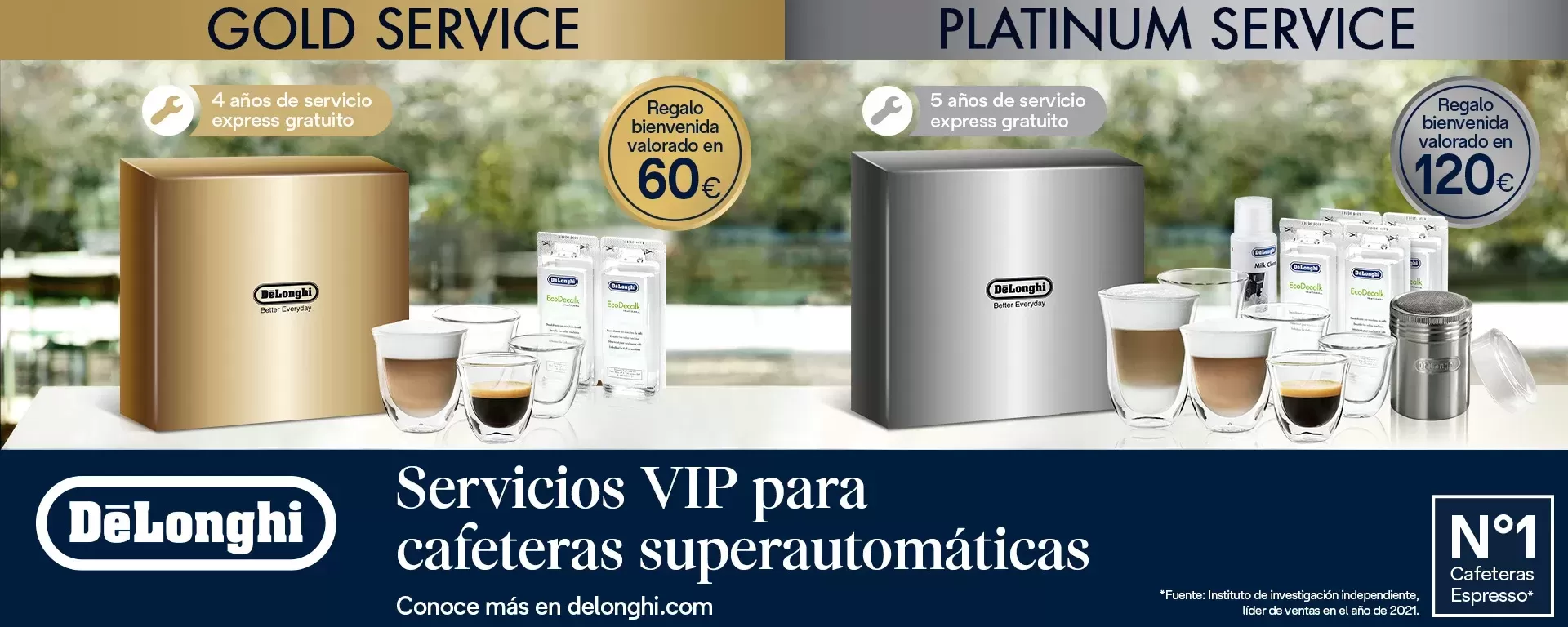 DELONGHI Servicios VIP gratuitos para cafeteras superautom ticas